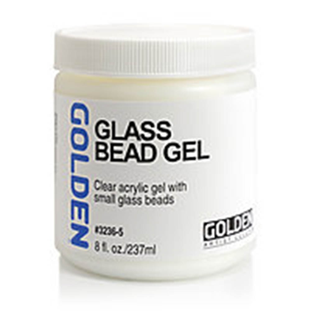 Golden, Glass Bead, Gel, 8 ounce